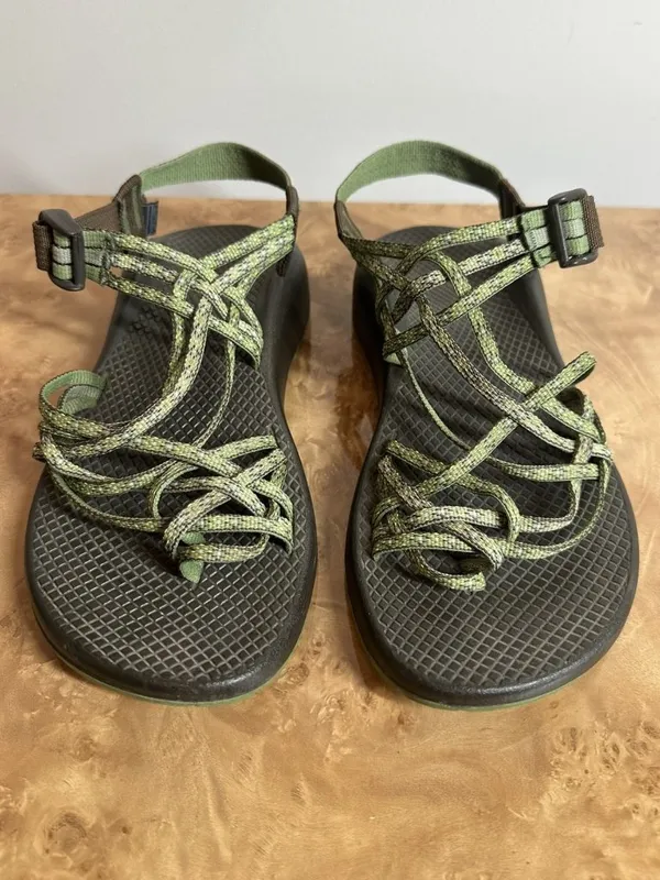 Chacos Z/Cloud Classic Sport Sandals Women's Size 9 Green Adjustable Vibram - Image 2