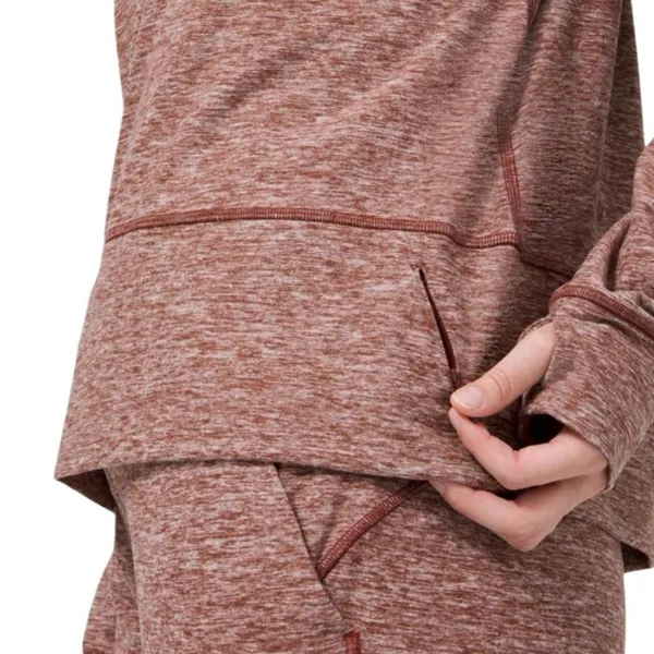 Lululemon Ready to Rulu Fleece Pullover Heathered Savannah - Image 4