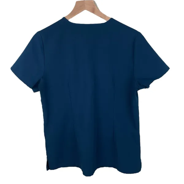 Figs Catarina One Pocket Scrub Top Blue Women's Size Medium FW1000 Nursing - Image 2
