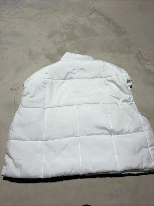 Nike therma-fit White Puffer Vest mizzou logo Missouri XXL - Image 9