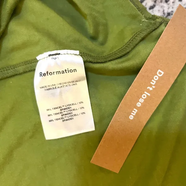 reformation amaia dress tencel - Image 6