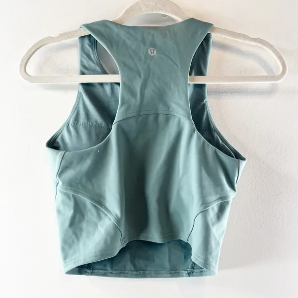 Lululemon Invigorate Crop Training Tank Top Tidewater Teal Green 6 - Image 6