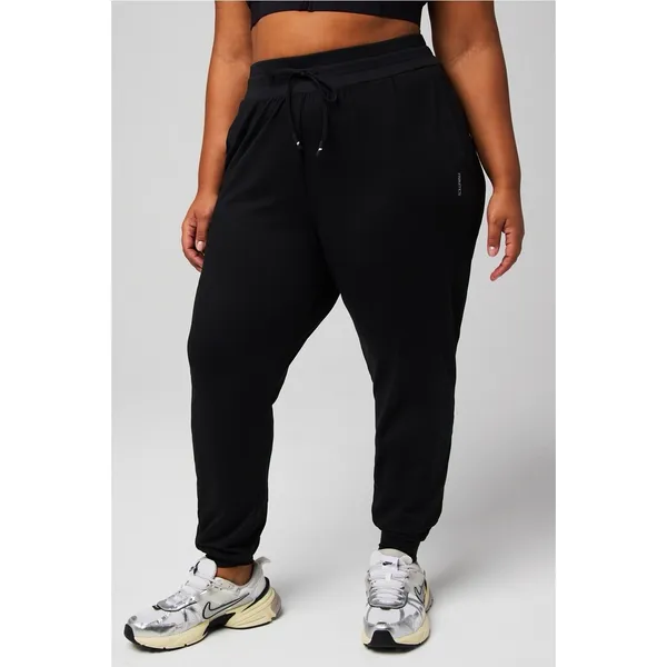Fabletics Cold Weather Joggers Pants Black Thermal Winter Track Gorpcore Sz 1X - Image 3