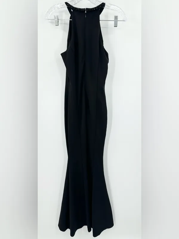 Lulus Women's Black‎ Girl in the Mirror Beaded Maxi Dress Size Small - Image 3