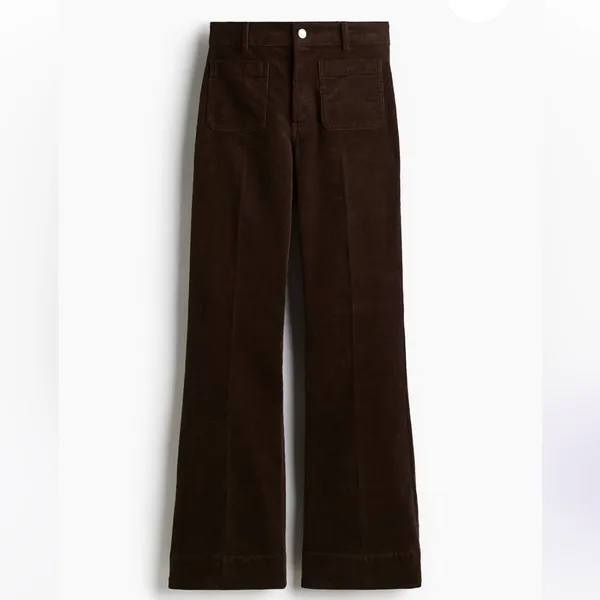 H&M Corduroy Flared Pants - Image 5