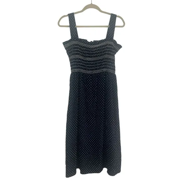 ✨SIDE PARTY Maud Smocked Black Sz Medium Dress✨ - Image 2