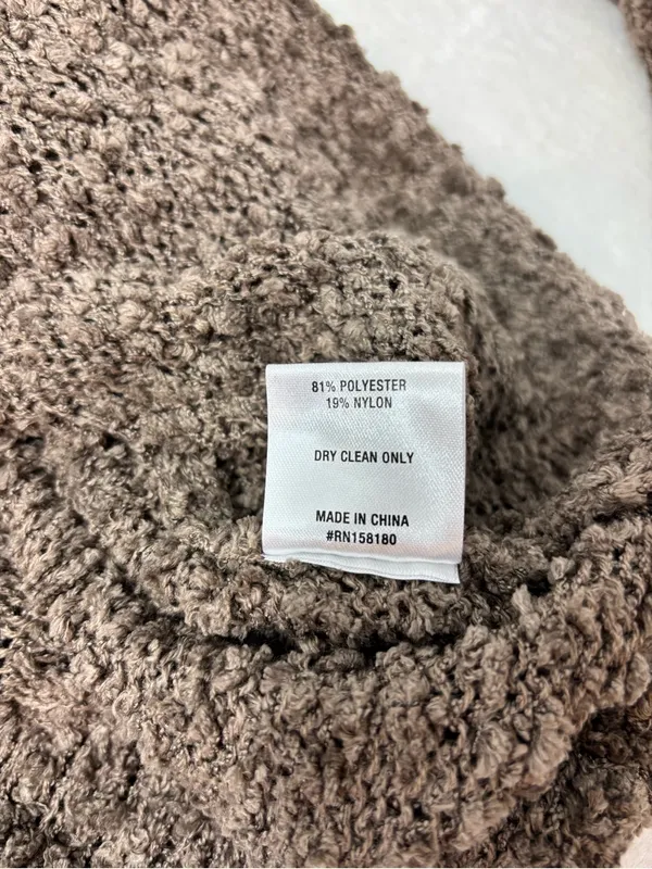 Honor the Gift Tie-Back Taupe Gray Maxi Dress Long Flared‎ Sleeves Size L NEW - Image 13