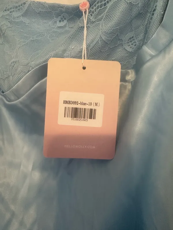 Blue Hello Molly Mini Dress - Image 2