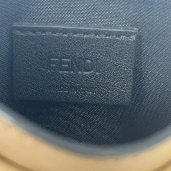 Fendi Baguette Dark Beige Card Holder Nappa Leather - Preowned - Image 10