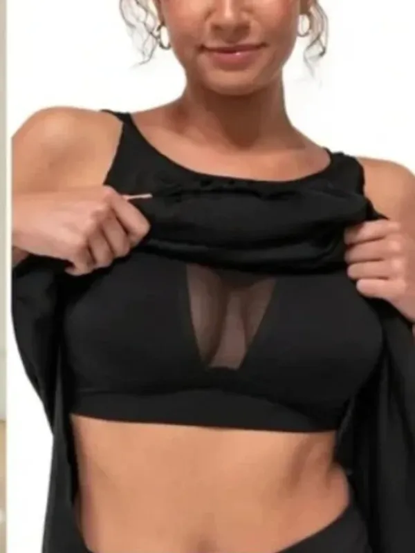 SheBird The Emma Satin Bra Dress Black 2 Small - Image 10