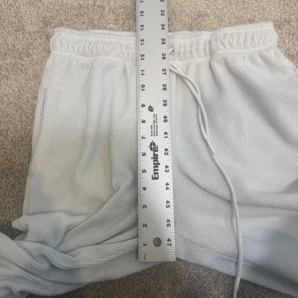 Fabletics medium ribbed brushed lounge casual straight leg pant P4 3265 - Image 10