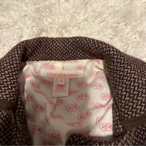 Charlotte Ronson Peplum Jacket Size M - Image 3