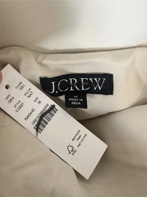 NWT J.Crew Colorblock Midi Mixy Dress - Size: Medium - Image 3