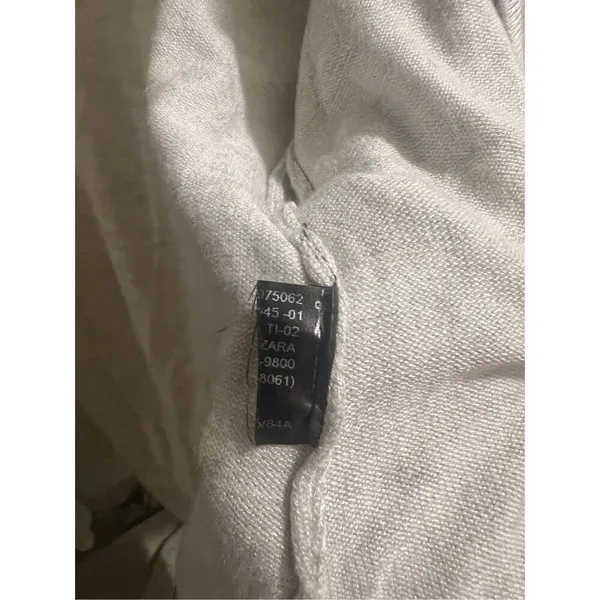 ✨Zara Grey Open Front Oversized Slouchy Knit Kimono Style Sz Small Cardigan✨ - Image 11