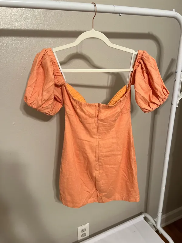Forever 21 Orange Dress Mini - Image 4