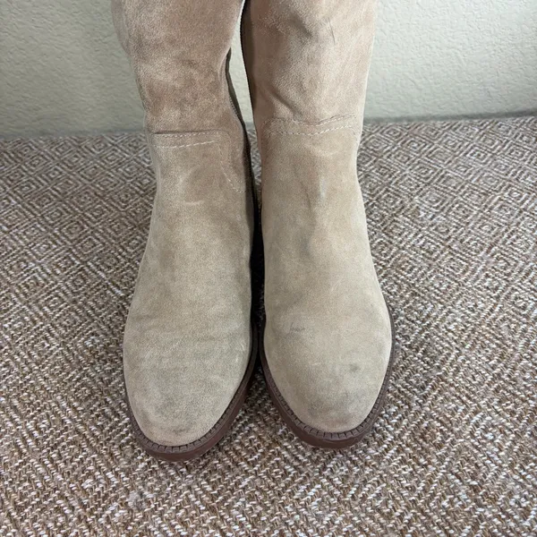 Sarto by Franco Sarto Coley Knee High Riding Boot Sz 7M Suede Leather Boho Party - Image 11