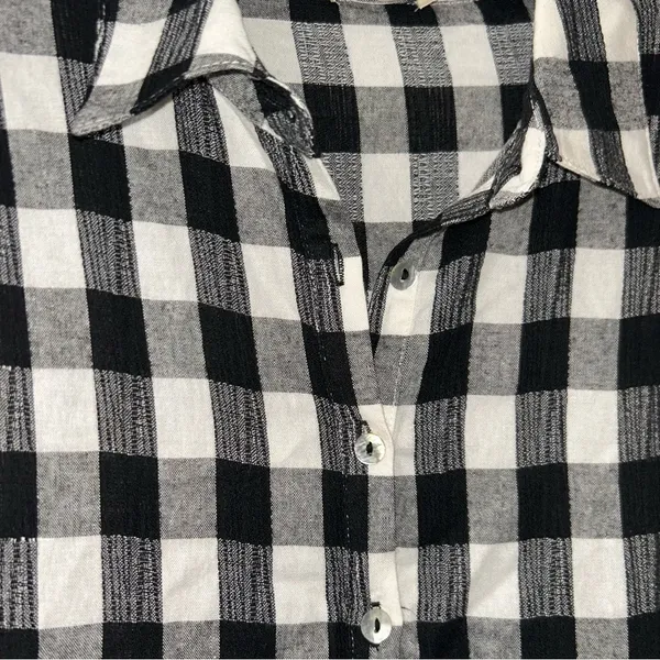 Lovestitch Black/White Plaid Tunic/Dress Women’s Medium - Image 2