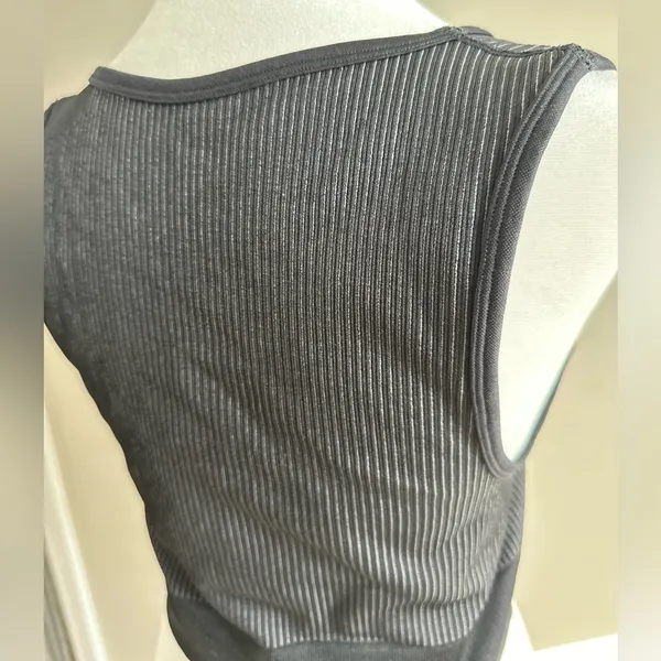 Aerie Offline Ribbed Sports Bra Long Line Top - Image 2