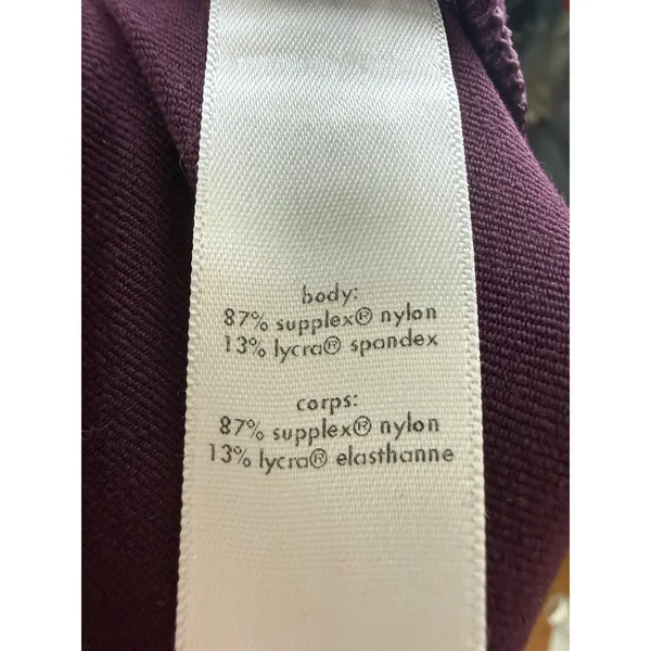 Lucy Power Women’s Track Jacket Full Zip Red Plum Ruched Yoga Athletic Size XL - Image 12