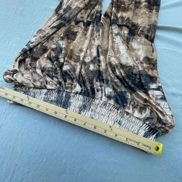 Nina Parker size 1X wide-leg pants drapy velvet boho - Image 5
