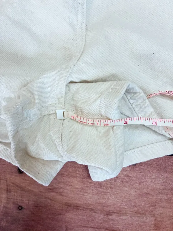 DeFacto Mini Denim Skort High Waisted - Cream - Size 2 / XS - Image 8