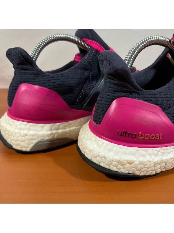 Adidas UltraBoost Night Navy Pink Women's Shoe Size 10 #364 - Image 4