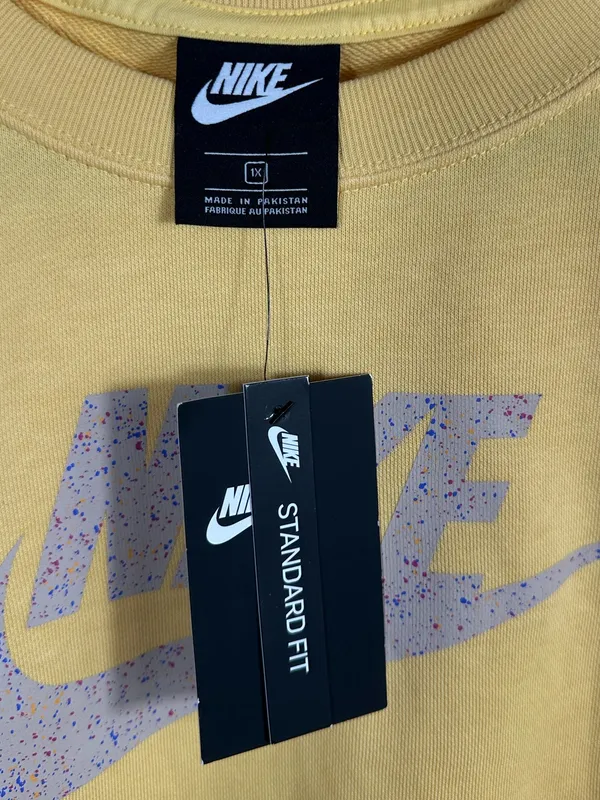 Nike‎ Icon Clash Topaz Gold Graphic Crop T-Shirt Women’s Plus 1X NWT - Image 10