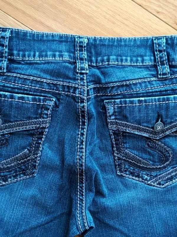 Silver Jeans Suki Women’s W34xL25 Flared Ankle Jeans Medium Wash Mid Rise - Image 3