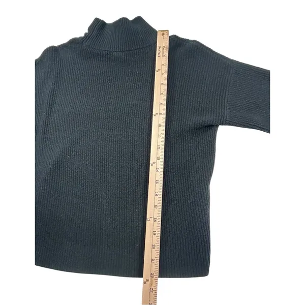 Abercrombie & Fitch Black Ribbed Turtleneck Sweater Size S - Image 4