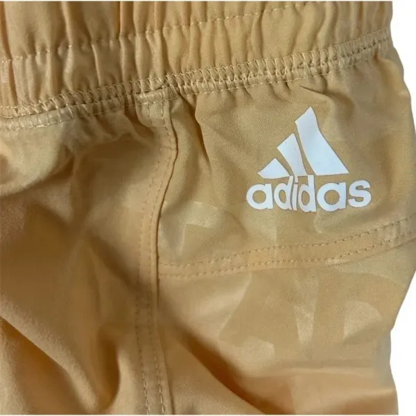 Adidas‎ Women's Aeroready Activewear Shorts Orangish Yellow Size M - Image 4