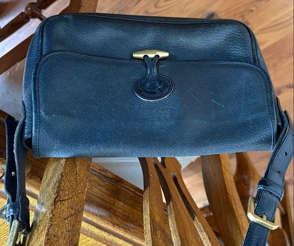 Vintage Dooney and Bourne Black Leather Crossbody Bag for Nordstrom - Image 5
