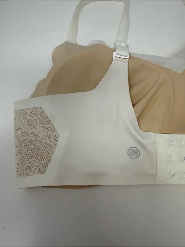 Honeylove White Lace Astral Crossover Lace Bra Original XL - Image 9