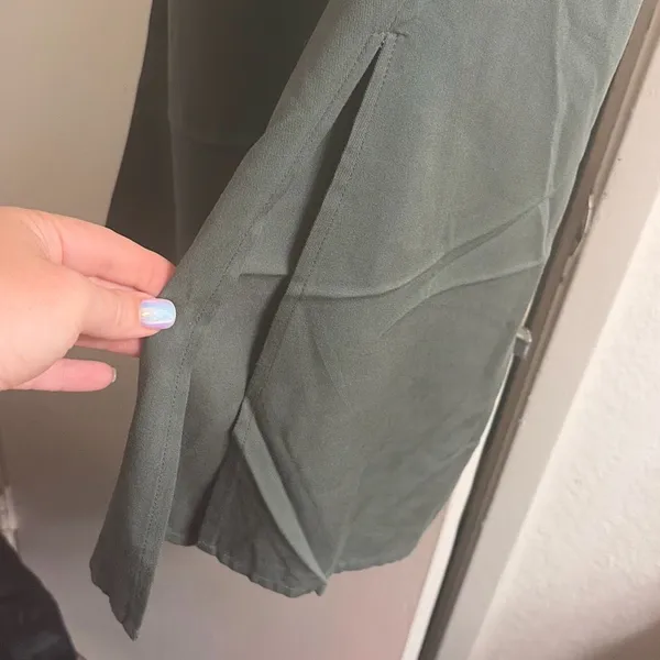 ✨Aligne Edna Wide Leg Split Green Sz 4 Pants✨ - Image 7