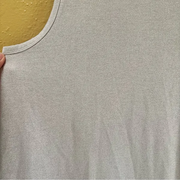 Old Navy luxe Light pink shine Top size M - Image 3
