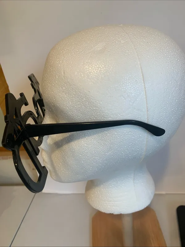 Black 'Grad' Sparkly Novelty Glasses - Graduation Party Prop - Image 4