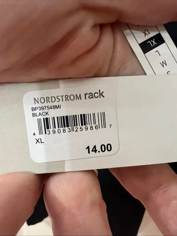 Nordstrom Black Square Neck Tank Bodysuit - Image 5