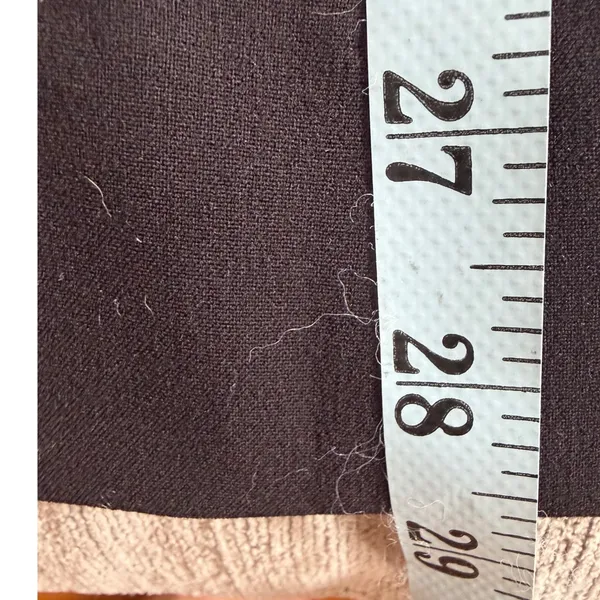 Elevenses‎ Anthropologie Black Wide Leg Sailor Button Trousers Pants Size 4 - Image 6