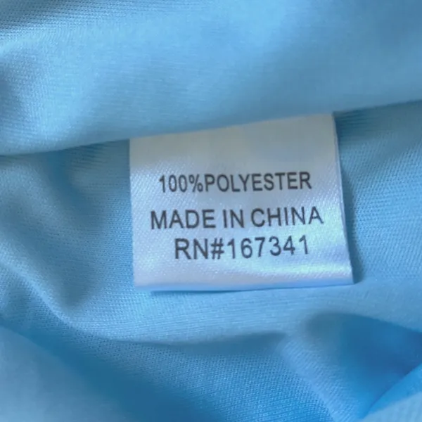 Hello Molly‎ Light Blue Ruched Mini Dress Square Neck Bishop Sleeve Size US 2 XS - Image 8