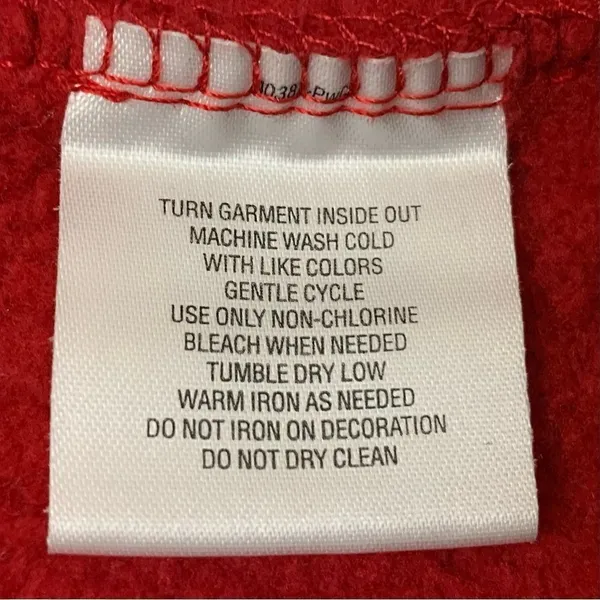 Holiday Editions Embroidered Christmas Women’s Red Sweater, Sz Small - Image 8