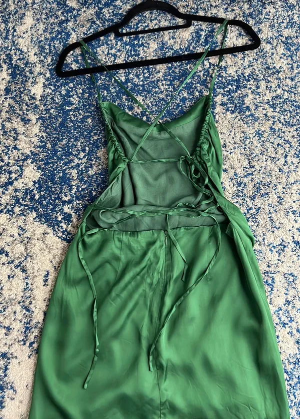 Lovers and Friends Dani Mini Dress in Emerald - Image 8