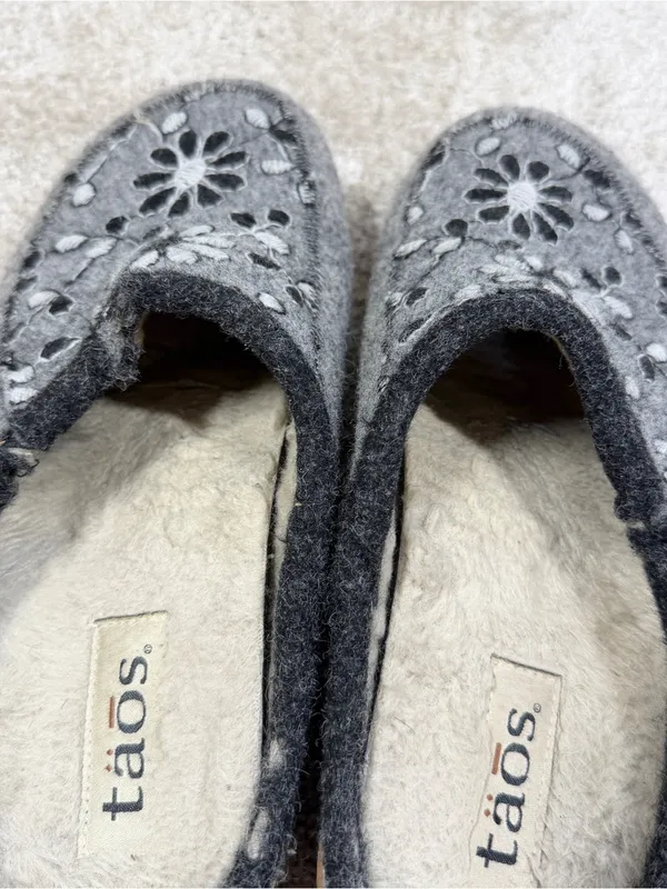 Täos Footwear Women's Woolderness 2 Wool Blend Fur Clogs in Grey 40/US 9 - Image 10