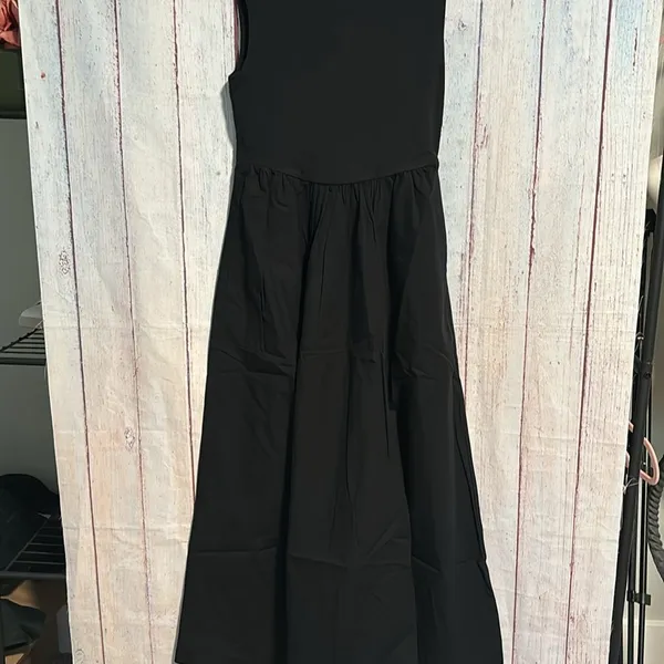 NWT J. Crew Fitted knit mockneck dress with poplin skirt - Image 6