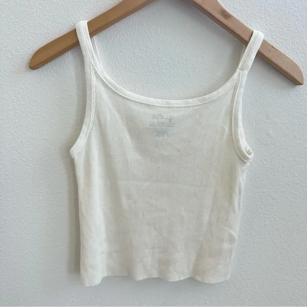 Brandy Melville White Heather Switzerland Graphic Tank - Image 4