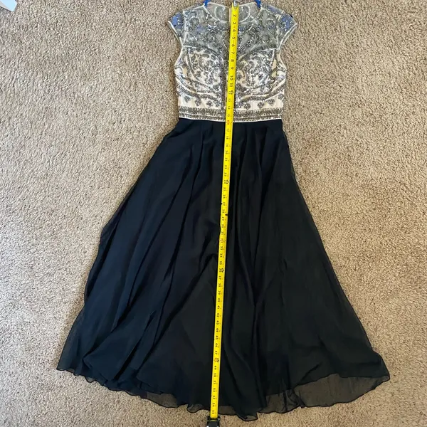 Womens Let’s Dress size Medium Black - Image 10