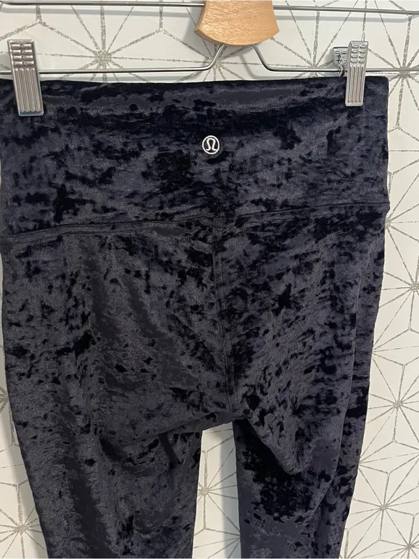 Lululemon Wunder Lounge High-Rise Tight 28" *Crushed Velvet Black - Image 5