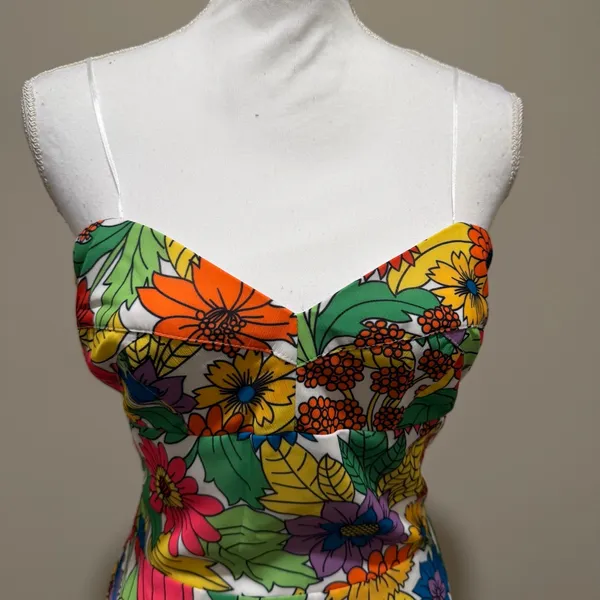 NWT Eden Amanda Uprichard Floral Ruffle High-Low Gown women's size XL - Image 5
