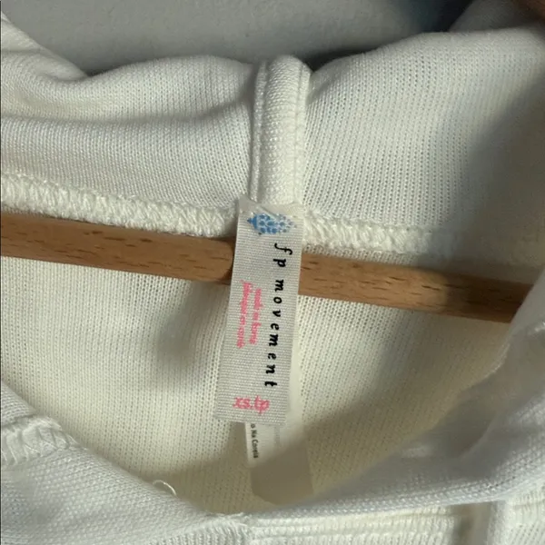 NEW Free People Movement Back Into It Cut Out Hoodie XS - Image 6