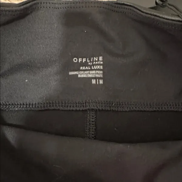 Aerie Offline Black Luxe Leggings - Image 2