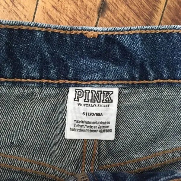 Victoria’s Secret Pink high waisted denim cutoffs - Image 3