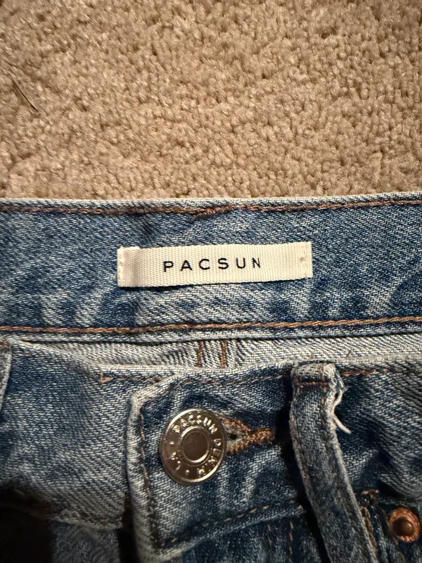 PacSun Vintage High Rise Denim Shorts – Size 23 - Image 4